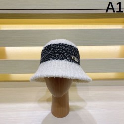 2023FW Hat MIU MIU Creates a casual feel