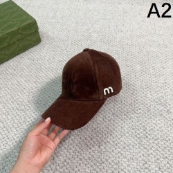 2023FW Hat MIU MIU Miu Miu Autumn/Winter Trendy Items