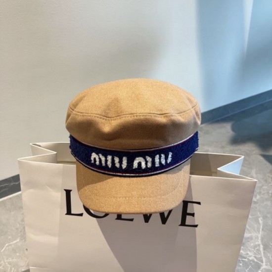 2023FW hat MIU MIU Miu Miu limited quantity miracle arrival 2023FW hat MIU MIU Miu Miu limited quantity miracle arrival