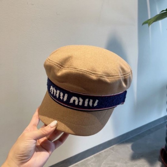 2023FW hat MIU MIU Miu Miu limited quantity miracle arrival 2023FW hat MIU MIU Miu Miu limited quantity miracle arrival