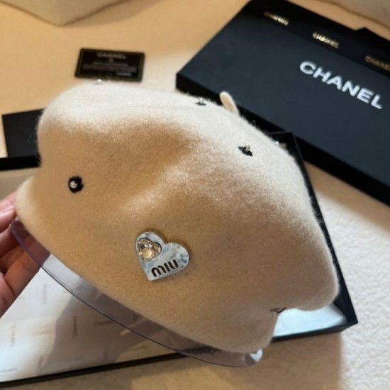 MIU MIU Miu Miu Not in Japan Popular 2023FW Hat MIU MIU Miu Miu Not in Japan Popular 2023FW Hat