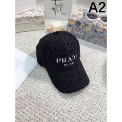 2023FW Hat PRADA Prada Simple and easy to mix and match