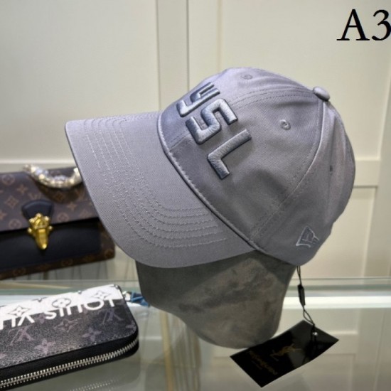 YSL Yves Saint Laurent Casual Inverted Glamor 2023SS Hat YSL Yves Saint Laurent Casual Inverted Glamor 2023SS Hat