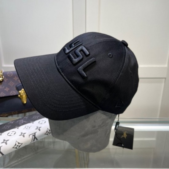 YSL Yves Saint Laurent Casual Inverted Glamor 2023SS Hat YSL Yves Saint Laurent Casual Inverted Glamor 2023SS Hat