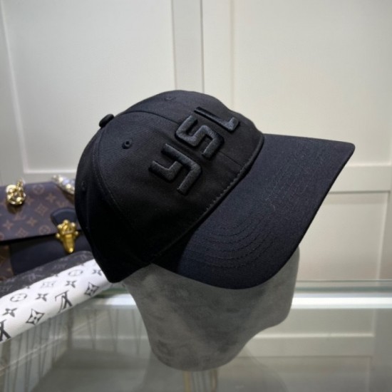 YSL Yves Saint Laurent Casual Inverted Glamor 2023SS Hat YSL Yves Saint Laurent Casual Inverted Glamor 2023SS Hat