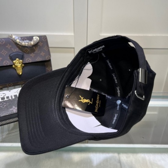 YSL Yves Saint Laurent Casual Inverted Glamor 2023SS Hat YSL Yves Saint Laurent Casual Inverted Glamor 2023SS Hat