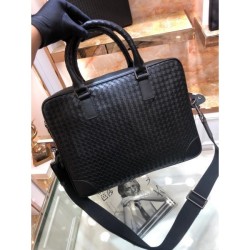 Elegant and stylish 2023FW BOTTEGA VENETA Bottega Veneta Men's Briefcase