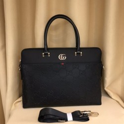 2023FW GUCCI Gucci Men's Briefcase with the latest and stylish logo
