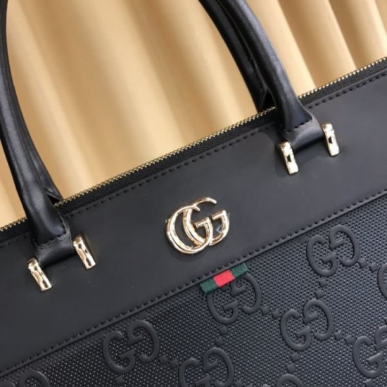 2023FW GUCCI Gucci Men's Briefcase with the latest and stylish logo 2023FW GUCCI Gucci Men's Briefcase with the latest and stylish logo