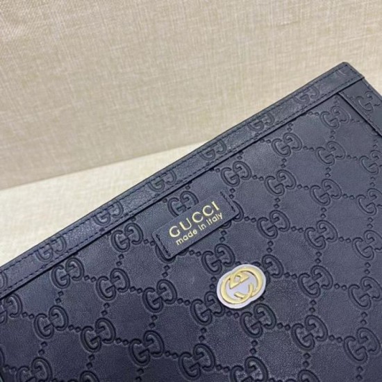 Classic tops 2023FW GUCCI Gucci Men's Clutch Bag Classic tops 2023FW GUCCI Gucci Men's Clutch Bag