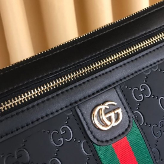 Simple 2023FW GUCCI Gucci Men's Clutch Bag that enhances your style Simple 2023FW GUCCI Gucci Men's Clutch Bag that enhances your style