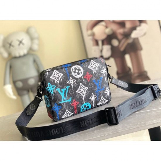 Popular Brand 2023FW LOUIS VUITTON Louis Vuitton Men's Shoulder Bag Popular Brand 2023FW LOUIS VUITTON Louis Vuitton Men's Shoulder Bag