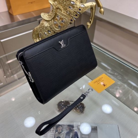Unique Design 2023FW LOUIS VUITTON Men's Clutch Bag Unique Design 2023FW LOUIS VUITTON Men's Clutch Bag