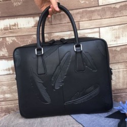2023FW PRADA Men's Briefcase with the latest and stylish logo