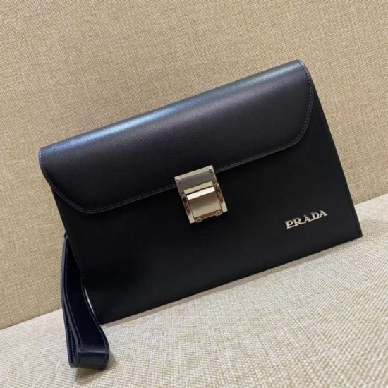 Autumn/Winter Season Continuing Trends New Arrivals 2023FW PRADA Men's Clutch Bag Autumn/Winter Season Continuing Trends New Arrivals 2023FW PRADA Men's Clutch Bag