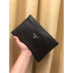 Explosively popular and fashionable 2023FW PRADA Men's clutch bag