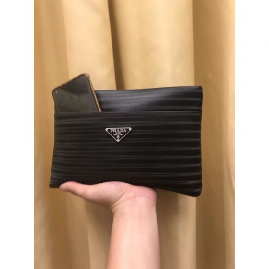 Explosively popular and fashionable 2023FW PRADA Men's clutch bag Explosively popular and fashionable 2023FW PRADA Men's clutch bag