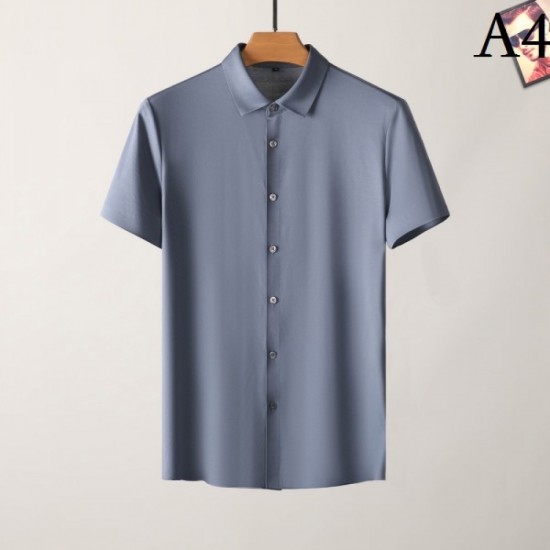 2023SS Item short-sleeved shirt ARMANI Armani which can draw out a feel of texture 2023SS Item short-sleeved shirt ARMANI Armani which can draw out a feel of texture