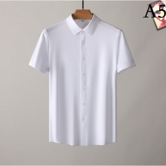 2023SS Item short-sleeved shirt ARMANI Armani which can draw out a feel of texture 2023SS Item short-sleeved shirt ARMANI Armani which can draw out a feel of texture
