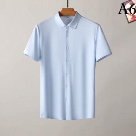 2023SS Item short-sleeved shirt ARMANI Armani which can draw out a feel of texture 2023SS Item short-sleeved shirt ARMANI Armani which can draw out a feel of texture