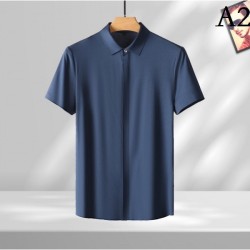 2023SS short-sleeved shirt ARMANI Armani which is popular among young people abroad