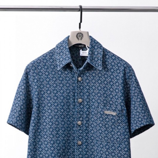 Hard-to-find 2023 new colors short-sleeved shirt CHROME HEARTS Chrome Hearts Hard-to-find 2023 new colors short-sleeved shirt CHROME HEARTS Chrome Hearts