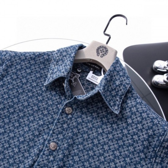 Hard-to-find 2023 new colors short-sleeved shirt CHROME HEARTS Chrome Hearts Hard-to-find 2023 new colors short-sleeved shirt CHROME HEARTS Chrome Hearts
