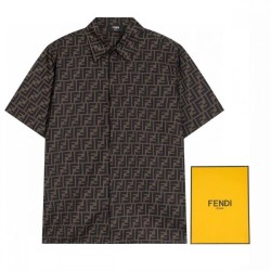 2023SS latest fashionable logo short-sleeved shirt FENDI Fendi