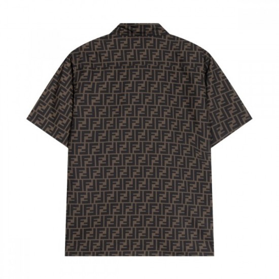 2023SS latest fashionable logo short-sleeved shirt FENDI Fendi 2023SS latest fashionable logo short-sleeved shirt FENDI Fendi