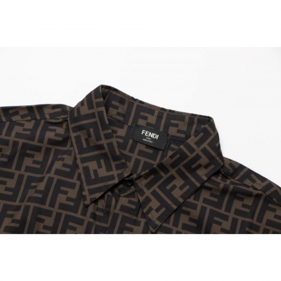 2023SS latest fashionable logo short-sleeved shirt FENDI Fendi 2023SS latest fashionable logo short-sleeved shirt FENDI Fendi
