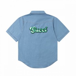 Entering 2023SS latest stylish logo short-sleeved shirt GUCCI Gucci