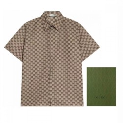 2023SS Japan's popular brand short-sleeved shirt GUCCI Gucci
