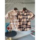 2023SS On-hand stock available Overseas celebrity favorite short-sleeved shirt HERMES Hermes 2023SS On-hand stock available Overseas celebrity favorite short-sleeved shirt HERMES Hermes