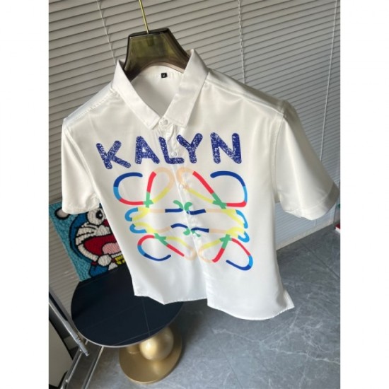 2023SS trend item short-sleeved shirt of this season LOEWE Loewe 2023SS trend item short-sleeved shirt of this season LOEWE Loewe