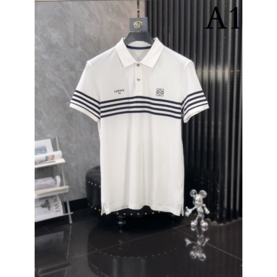 2023SS spring and summer style with a high sense of mode Open collar short sleeve LOEWE Loewe 2023SS spring and summer style with a high sense of mode Open collar short sleeve LOEWE Loewe