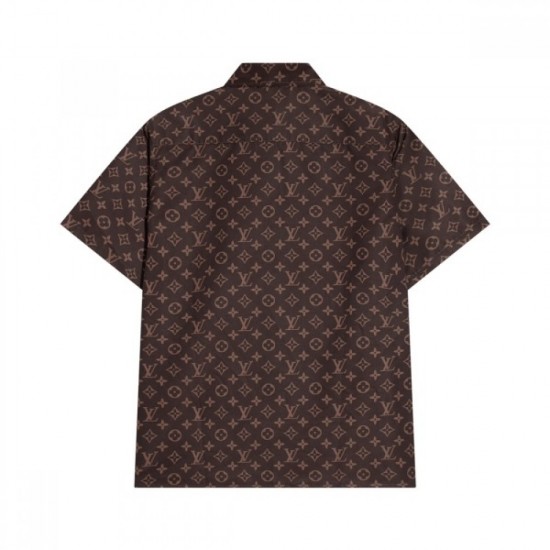 2023SS overwhelmingly popular item short-sleeved shirt LOUIS VUITTON Louis Vuitton 2023SS overwhelmingly popular item short-sleeved shirt LOUIS VUITTON Louis Vuitton
