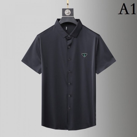 2023SS latest advance fashionable logo short-sleeved shirt PRADA Prada 2023SS latest advance fashionable logo short-sleeved shirt PRADA Prada