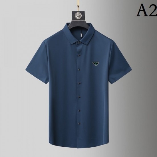 2023SS latest advance fashionable logo short-sleeved shirt PRADA Prada 2023SS latest advance fashionable logo short-sleeved shirt PRADA Prada