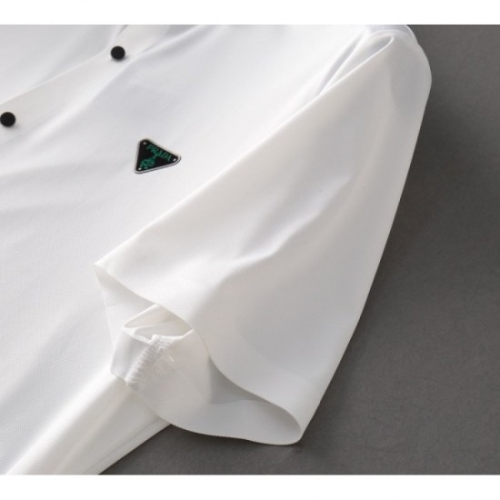 2023SS latest advance fashionable logo short-sleeved shirt PRADA Prada 2023SS latest advance fashionable logo short-sleeved shirt PRADA Prada