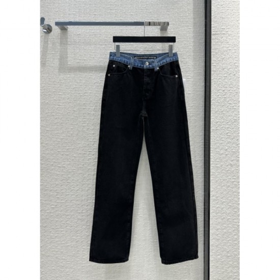ALEXANDER WANG front line new 2023SS straight jeans ALEXANDER WANG front line new 2023SS straight jeans
