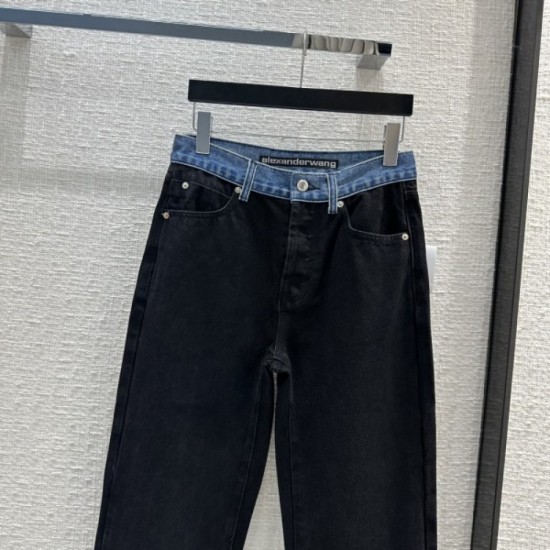 ALEXANDER WANG front line new 2023SS straight jeans ALEXANDER WANG front line new 2023SS straight jeans