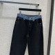 ALEXANDER WANG front line new 2023SS straight jeans ALEXANDER WANG front line new 2023SS straight jeans