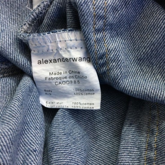 ALEXANDER WANG Alexander Wang 2023SS jeans classic design ALEXANDER WANG Alexander Wang 2023SS jeans classic design