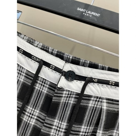 CELINE Celine 2023FW Casual Pants Super Fashionable Popularity CELINE Celine 2023FW Casual Pants Super Fashionable Popularity