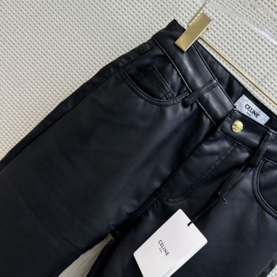 2023FW Leather Pants CELINE Celine continues to be a brand this season 2023FW Leather Pants CELINE Celine continues to be a brand this season