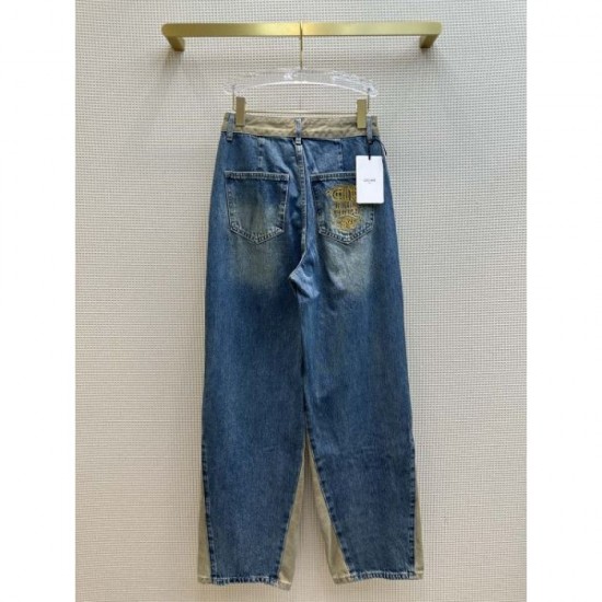 2023FW Straight Jeans CELINE CELINE New Autumn/Winter Style 2023FW Straight Jeans CELINE CELINE New Autumn/Winter Style
