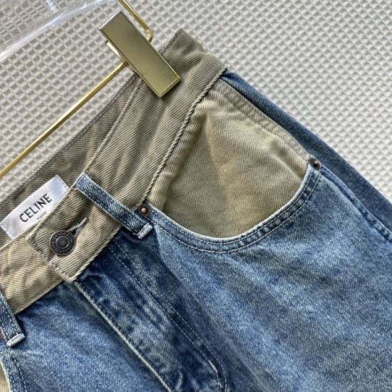 2023FW Straight Jeans CELINE CELINE New Autumn/Winter Style 2023FW Straight Jeans CELINE CELINE New Autumn/Winter Style