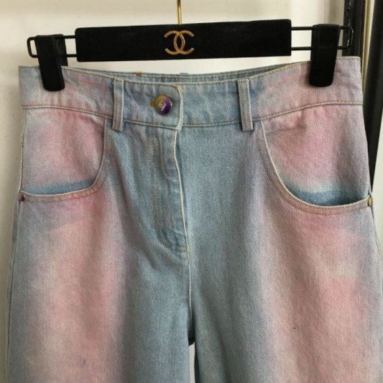 CHANEL CHANEL This season's featured new 2023FW jeans using color CHANEL CHANEL This season's featured new 2023FW jeans using color