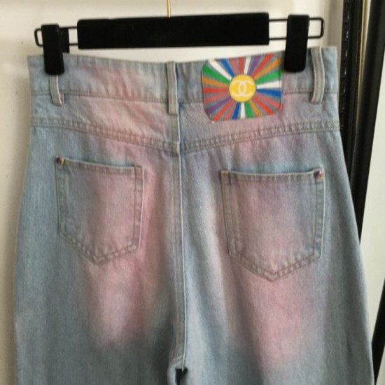 CHANEL CHANEL This season's featured new 2023FW jeans using color CHANEL CHANEL This season's featured new 2023FW jeans using color