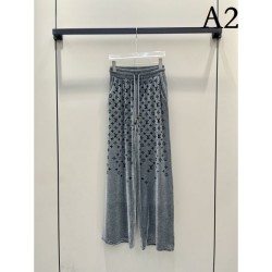 LOUIS VUITTON Louis Vuitton 2023FW wide pants VIP sale cheap